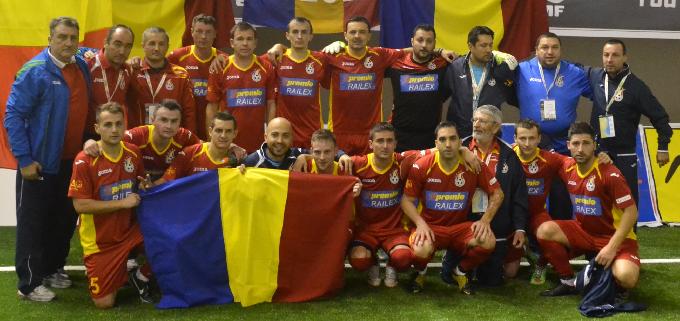 ROMANIA va intalni UNGARIA si la minifotbal!
